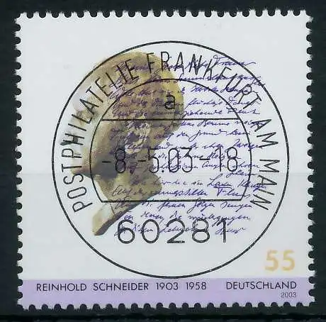 BRD 2003 Nr 2339 zentrisch gestempelt 9361CA