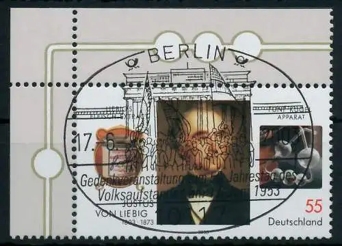 BRD BUND 2003 Nr 2337 zentrisch gestempelt ECKE-OLI 93624A