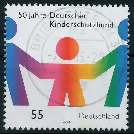 BRD 2003 Nr 2333 zentrisch gestempelt 93624E