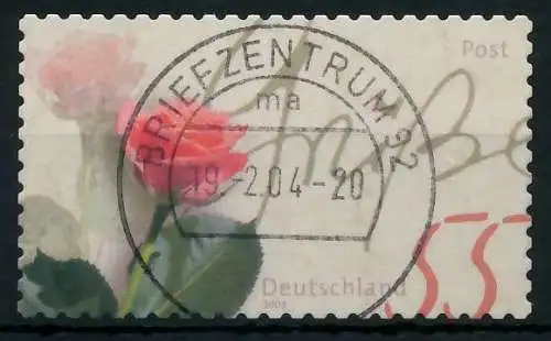 BRD 2003 Nr 2321 zentrisch gestempelt 93627E