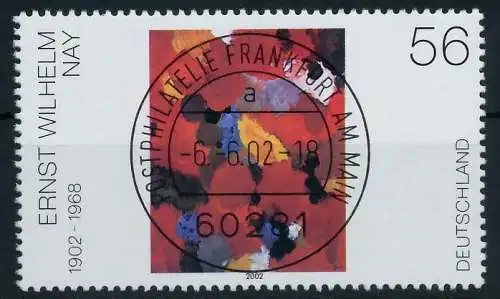 BRD 2002 Nr 2267 zentrisch gestempelt 93641A