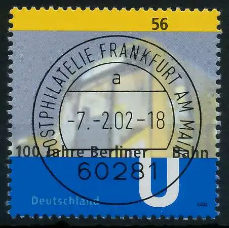 BRD 2002 Nr 2242 zentrisch gestempelt 9364A2