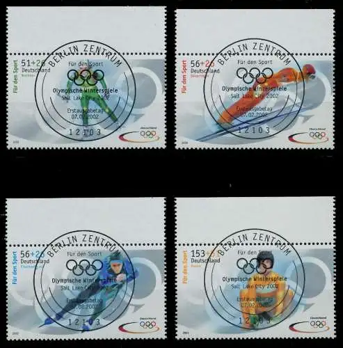 BRD 2002 Nr 2237a-2240a ESST zentrisch gestempelt ORA 9364CE