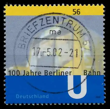 BRD 2002 Nr 2242 zentrisch gestempelt 9364E6