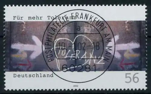 BRD 2002 Nr 2235 zentrisch gestempelt 936516