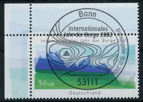 BRD 2002 Nr 2231 zentrisch gestempelt ECKE-OLI 936546