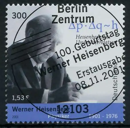 BRD 2001 Nr 2228 ESST zentrisch gestempelt 936572