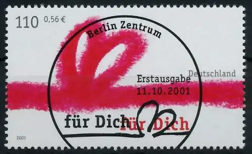 BRD 2001 Nr 2223 ESST zentrisch gestempelt 936586