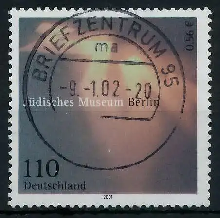 BRD 2001 Nr 2216 zentrisch gestempelt 936592