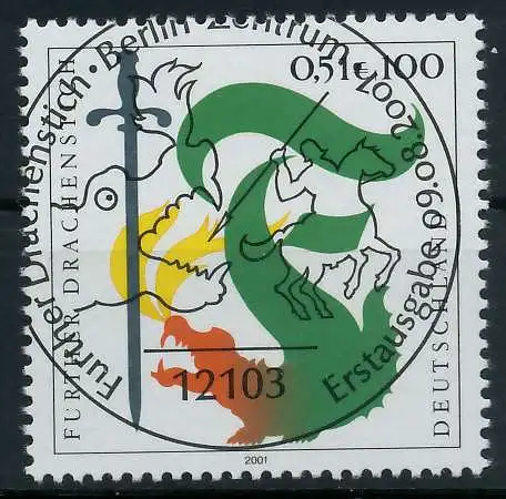 BRD 2001 Nr 2207 ESST zentrisch gestempelt 9365D2