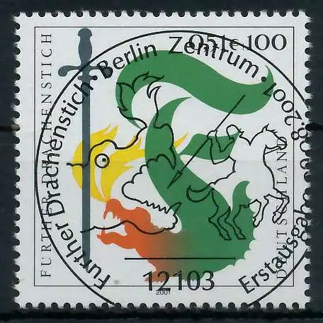 BRD 2001 Nr 2207 ESST zentrisch gestempelt 9365D6