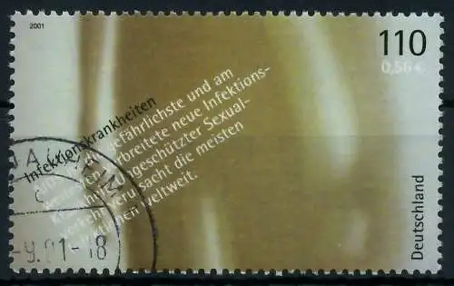 BRD 2001 Nr 2202 gestempelt 93660A