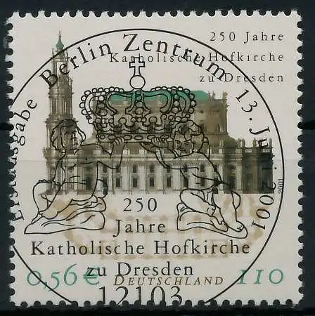 BRD 2001 Nr 2196 ESST zentrisch gestempelt 93661A