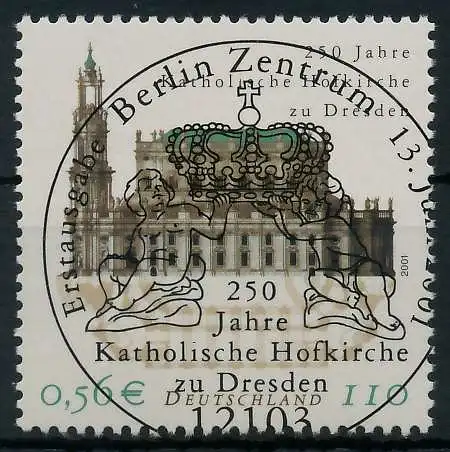 BRD 2001 Nr 2196 ESST zentrisch gestempelt 936626