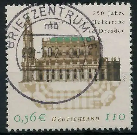 BRD 2001 Nr 2196 zentrisch gestempelt 936646