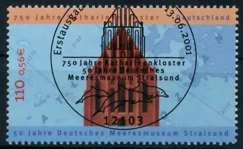 BRD 2001 Nr 2195 ESST zentrisch gestempelt 936682