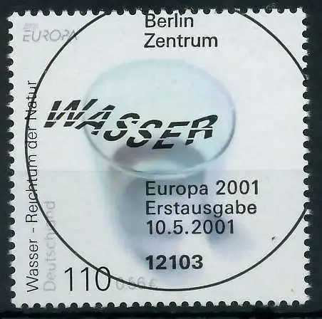 BRD BUND 2001 Nr 2185 ESST zentrisch gestempelt 9366B2