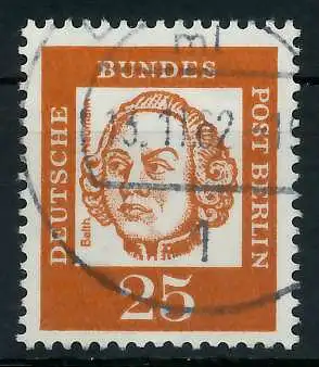 BERLIN DS BED. DEUTSCHE Nr 205 gestempelt 93674A