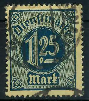 DEUTSCHES REICH DIENSTMARKEN 1920 Nr 31 gestempelt 939F9E