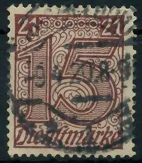 DEUTSCHES REICH DIENSTMARKEN 1920 Nr 18 gestempelt 939FA2