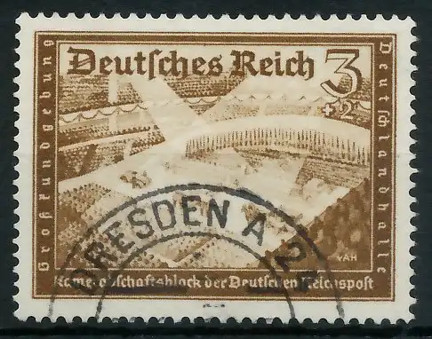 DEUTSCHES REICH 1939 Nr 702 gestempelt 93A016