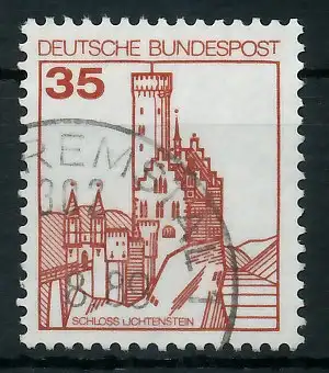 BRD DS BURGEN U. SCHLÖSSER Nr 1139R gestempelt 93A072