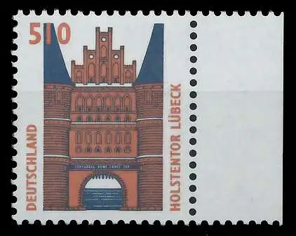 BRD DS SEHENSWÜRDIGKEITEN Nr 1938 postfrisch SRA 93A27A