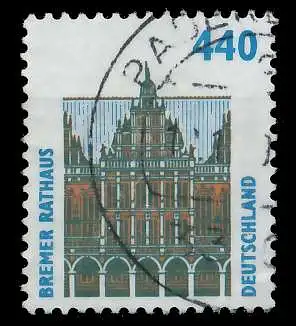 BRD DS SEHENSWÜRDIGKEITEN Nr 1937 gestempelt 93A316