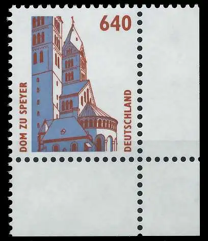 BRD DS SEHENSWÜRDIGKEITEN Nr 1811 postfrisch ECKE-URE 93A35E