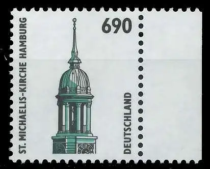 BRD DS SEHENSWÜRDIGKEITEN Nr 1860 postfrisch SRA 93A362