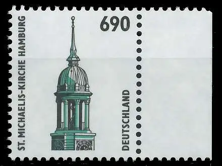 BRD DS SEHENSWÜRDIGKEITEN Nr 1860 postfrisch SRA 93A366