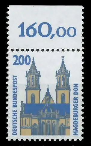 BRD DS SEHENSWÜRDIGKEITEN Nr 1665 postfrisch ORA 93A37A