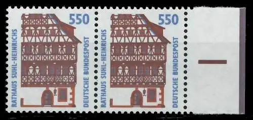 BRD DS SEHENSWÜRDIGKEITEN Nr 1746 postfrisch WAAGR PAAR 93A38A