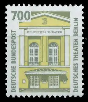 BRD DS SEHENSWÜRDIGKEITEN Nr 1691 postfrisch 93A39E