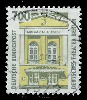 BRD DS SEHENSWÜRDIGKEITEN Nr 1691 gestempelt 93A3AA