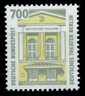 BRD DS SEHENSWÜRDIGKEITEN Nr 1691 postfrisch 93A3B2