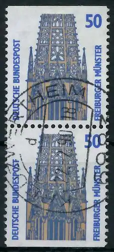 BRD ZUSAMMENDRUCK Nr 1340C + 1340D zentrisch gestempelt SENK 93A5AE