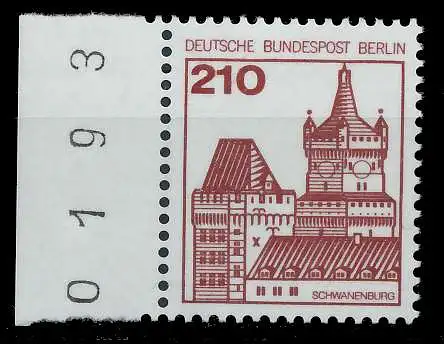 BERLIN DS BURGEN U. SCHLÖSSER Nr 589 postfrisch SRA 94100E