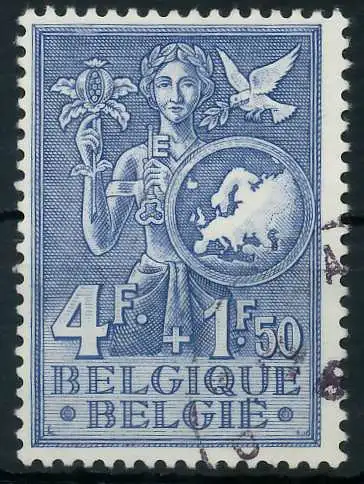 BELGIEN 1953 Nr 978 gestempelt 9739CA