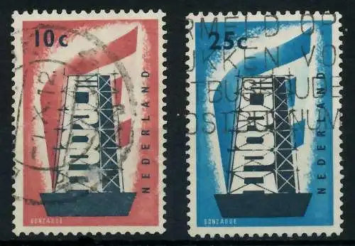 NIEDERLANDE 1956 Nr 683-684 gestempelt 973C0E