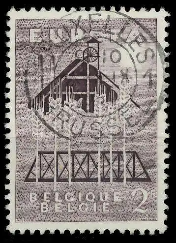 BELGIEN 1957 Nr 1070 zentrisch gestempelt 97D4FE