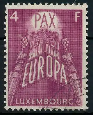 LUXEMBURG 1957 Nr 574 gestempelt 97D5CA