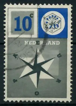 NIEDERLANDE 1957 Nr 704 gestempelt 97D60E