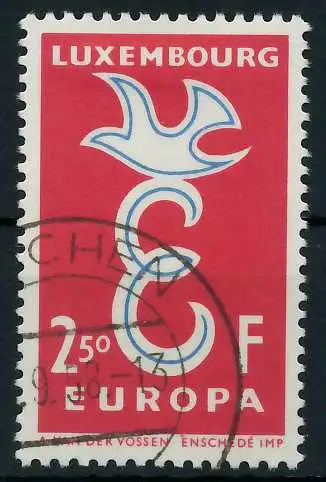 LUXEMBURG 1958 Nr 590 gestempelt 9826CA