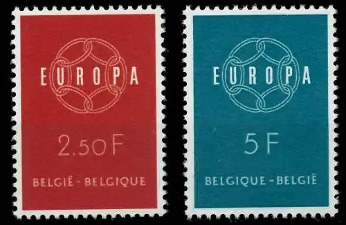 BELGIEN 1959 Nr 1164-1165 postfrisch 9A2AD2