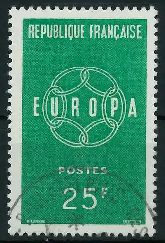 FRANKREICH 1959 Nr 1262 gestempelt 9A2AEE