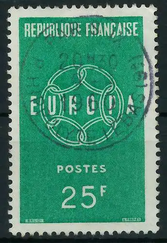 FRANKREICH 1959 Nr 1262 zentrisch gestempelt 9A2AFE