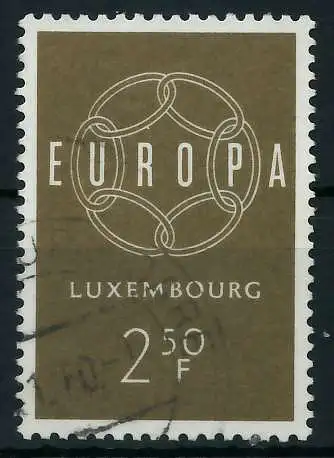 LUXEMBURG 1959 Nr 609 gestempelt 9A2B3E