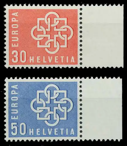 SCHWEIZ 1959 Nr 679-680 postfrisch 9A2B92