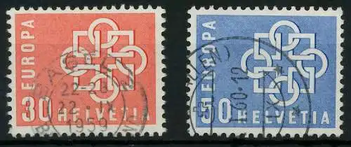 SCHWEIZ 1959 Nr 679-680 gestempelt 9A2BC6